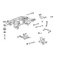 OEM 2018 Chevrolet Sonic Motor Nut Diagram - 11516078