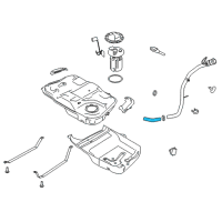 OEM Ford Fusion Filler Hose Diagram - DG9Z-9047-B