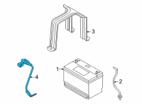 OEM 2021 Hyundai Santa Fe Sensor Assembly-Battery Diagram - 37180-CL000