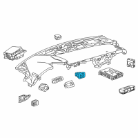 OEM 2021 Chevrolet Camaro Switch Diagram - 23402526