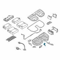 OEM 2022 BMW 745e xDrive Battery Carriers Diagram - 61258614774