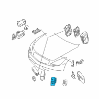OEM 2014 Infiniti QX50 Frame-Relay Box Diagram - 24384-JK60A