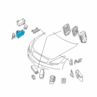 OEM 2014 Infiniti Q60 Frame-Relay Box Diagram - 24384-JL00A