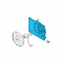 OEM Kia Rondo SHROUD-Fan Diagram - 253501D100