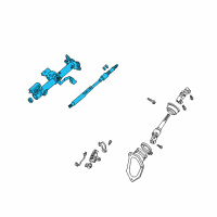 OEM 2005 Toyota Camry Column Assembly Diagram - 45250-33570