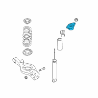 OEM 2016 Hyundai Genesis Coupe Bracket-Shock Absorber Mounting Diagram - 55330-2M050