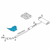 OEM 2018 Hyundai Kona INSULATOR-Heat Diagram - 28791-J9200