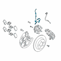 OEM 2020 Hyundai Kona Cable Assembly-ABS.EXT, RH Diagram - 58960-J9000