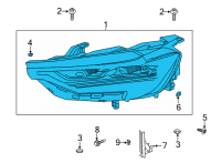 OEM 2022 Buick Envision Composite Assembly Diagram - 85115821