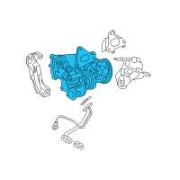 OEM Lexus Turbocharger Sub-Assy Diagram - 17201-70050