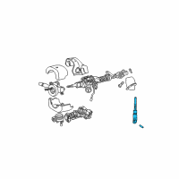 OEM 2001 Chrysler Voyager Intermediate Shaft Diagram - 4680437AB