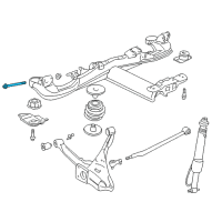 OEM 1999 Oldsmobile Aurora Bolt/Screw-Rear Suspension Control Arm Diagram - 25604378