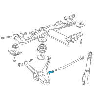OEM 1998 Oldsmobile Aurora End Kit, Rear Suspension Adjust Link Outer Diagram - 26037362