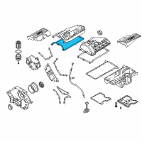 OEM 2006 BMW 650i Gasket Set, Cylinder Head Cover Diagram - 11-12-7-513-194