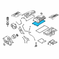 OEM 2002 BMW 745i Gasket Set, Cylinder Head Cover Diagram - 11-12-7-513-195