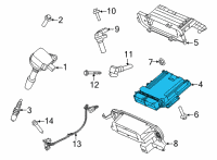 OEM 2022 Ford F-150 MODULE - ENGINE CONTROL - EEC Diagram - ML3Z-12A650-GXB