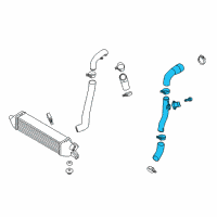 OEM 2010 Hyundai Genesis Coupe Hose-INTERCOOLER Outlet Diagram - 28273-2C000