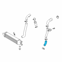 OEM 2011 Hyundai Genesis Coupe Hose-INTERCOOLER Outlet Diagram - 28288-2C000