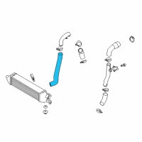 OEM 2011 Hyundai Genesis Coupe Hose-INTERCOOLER Inlet Diagram - 28283-2C000