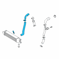 OEM 2011 Hyundai Genesis Coupe Hose-INTERCOOLER Inlet Diagram - 28272-2C000