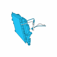 OEM 2011 Chrysler 200 Hose-Oil Cooler Inlet Diagram - 5058363AD