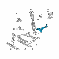 OEM 2000 Toyota Avalon Lower Control Arm Diagram - 48069-07030