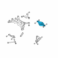 OEM 2007 Nissan Quest Link Complete Rear Suspension Lower Rear R Diagram - 551B0-CK000