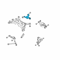 OEM 2007 Nissan Quest Arm Rear Suspension RH Diagram - 55501-CK000