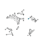 OEM Nissan Murano Bolt Diagram - 55226-CA00A