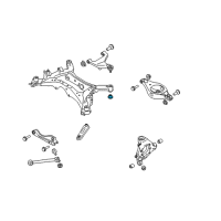 OEM 2009 Nissan Quest Stopper-Differential Mounting, Lower Diagram - 55475-CK000