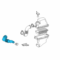 OEM 2006 Scion xB Outlet Hose Diagram - 17751-21040