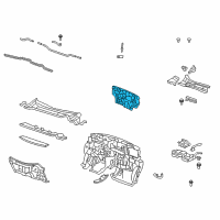 OEM 2008 Honda CR-V Insulator, Dashboard (Outer) Diagram - 74251-SXS-A00