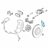 OEM Chevrolet Bolt EUV Brake Hose Diagram - 95429929