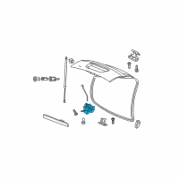 OEM Dodge Durango Liftgate Latch Diagram - 55362102AB