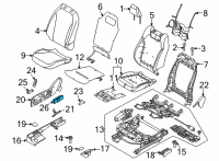 OEM 2021 Ford Police Interceptor Utility Seat Switch Diagram - LB5Z-14A701-BA