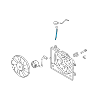 OEM 2018 Hyundai Accent Hose-Radiator Reservoir Diagram - 25443-C8050