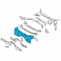 OEM 2022 BMW X6 SPLASH WALL Diagram - 41-00-7-933-521