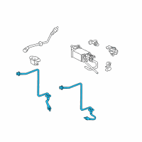 OEM 2005 Lexus SC430 Sensor, Oxygen Diagram - 89465-24210