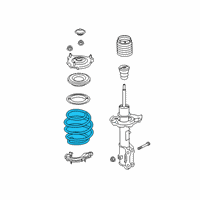 OEM 2021 Kia Soul Front Spring Diagram - 54630K0000