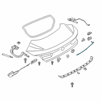 OEM BMW 840i Gran Coupe BOWDEN CABLE, EMERGENCY UNLO Diagram - 51-24-7-462-716