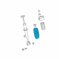 OEM Cadillac CT6 Spring Diagram - 23505511