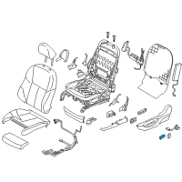 OEM Infiniti M35 Front Seat Slide Switch Knob, Right Diagram - 87012-JK65A