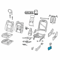 OEM Chrysler Pacifica Switch-Power Seat Diagram - 68233979AA