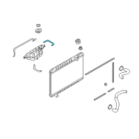 OEM 2021 Nissan GT-R Hose-Reserve Tank Diagram - 21741-JF00A