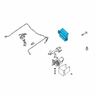 OEM 2004 Infiniti QX56 Control Assembly-Air Suspension Diagram - 28581-7S602