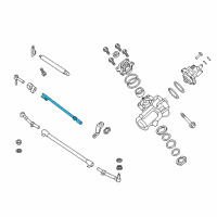 OEM Ford F-250 Super Duty Drag Link Diagram - HC3Z-3304-A