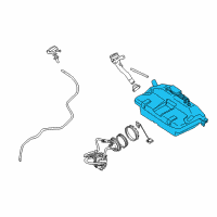 OEM 2002 BMW Z8 Fuel Tank With Sound Protection Cap Diagram - 16-14-6-751-605