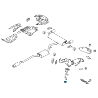 OEM 2013 Ford Edge Vacuum Pump Nut Diagram - -W520112-S440A