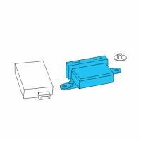 OEM 2015 Jeep Cherokee Module-Parking Assist Diagram - 56038996AJ