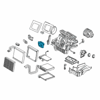 OEM Lincoln MKC Evaporator Assembly Seal Diagram - CV6Z-19B588-A